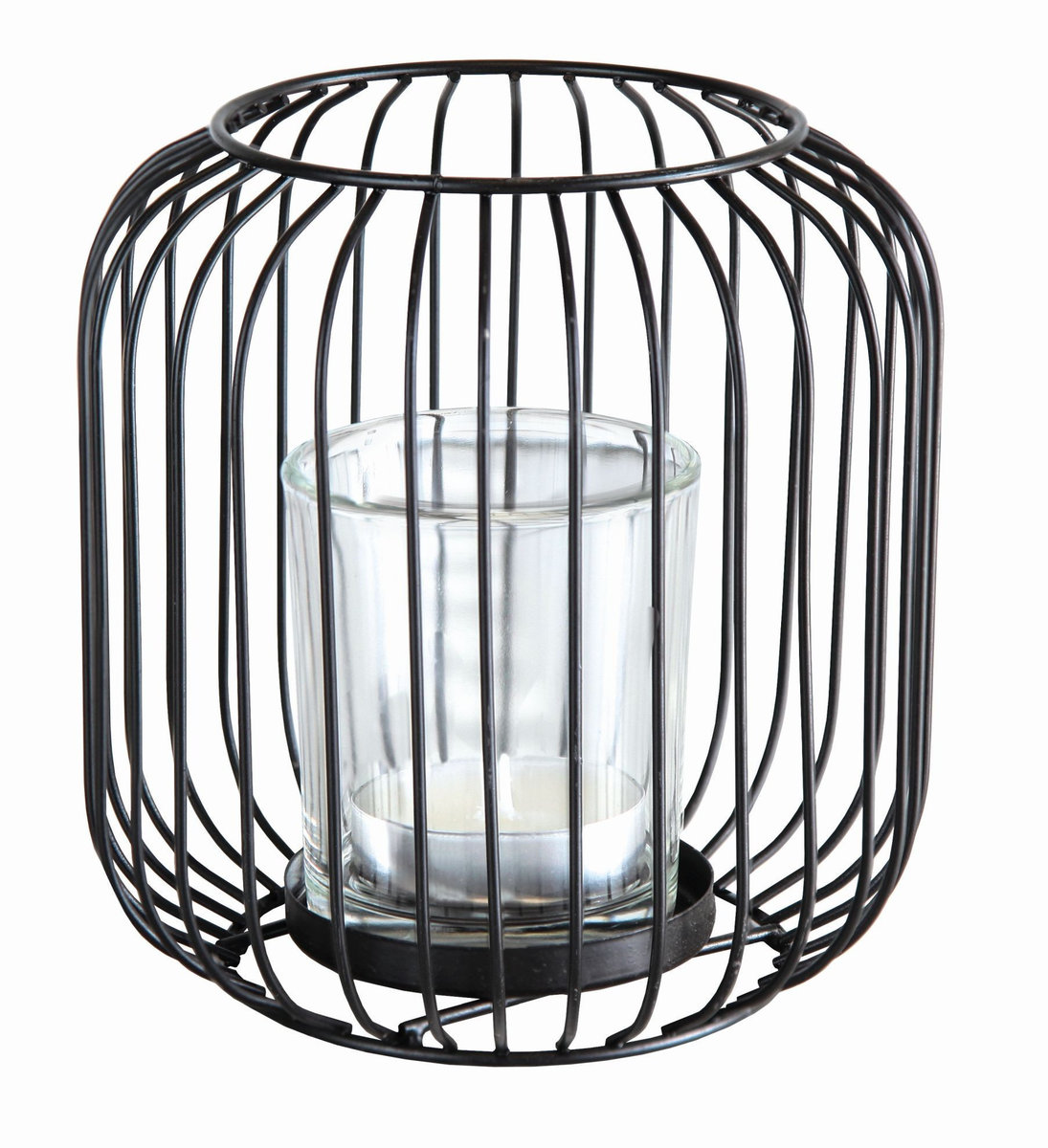 Kleine Wolke Ballot Świecznik czarny M