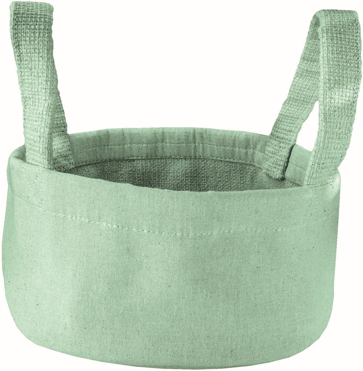 Kleine Wolke Godona EcoLiving Koszyk łazienkowy zielony S 100% bawełna