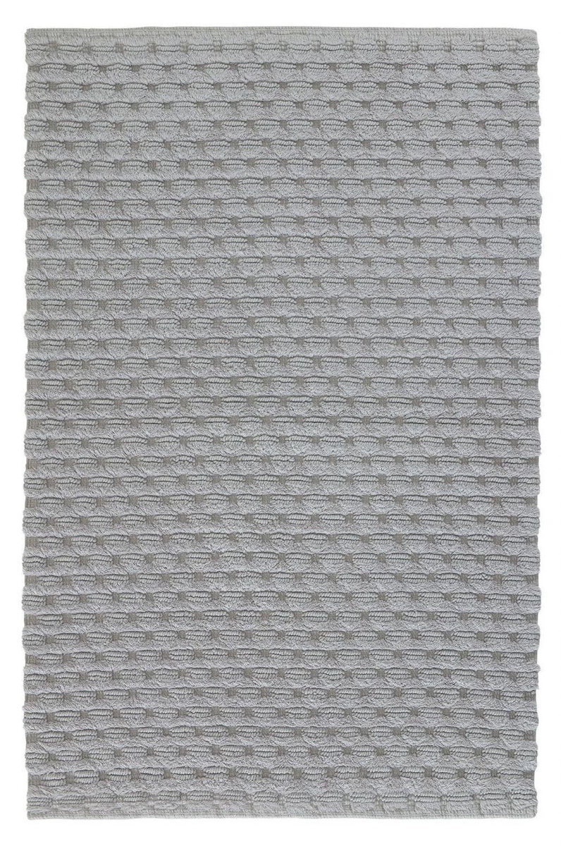 Kleine Wolke Santiago Ekologiczny Dywanik łazienkowy jasny szary 60 x 90 cm ECO LIVING