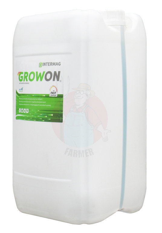 GROWON to aktywator dolistny przeznaczony do najszybszego zaopatrzenia roślin w fosfor potrzebny do wytwarzania energii niezbędnej do prawidłowego w..