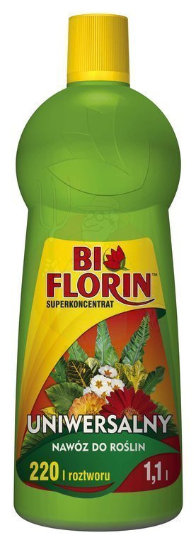 BI FLORIN nawóz uniwersalny do roślin. Wieloskładnikowy, wysokowydajny, uniwersalny nawóz mineralny przeznaczony do nawożenia wszystkich roślin ziel..