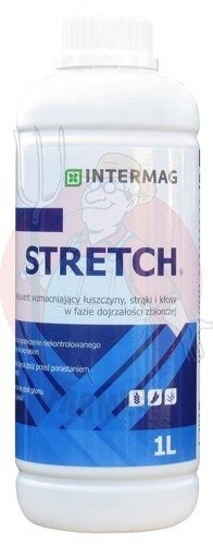 STRECH to adiuwant wzmacniający łuszczyny, strąki i kłosy w fazie dojrzałości zbiorczej. Przeznaczony jest do ograniczania niekontrolowanego osypywa..