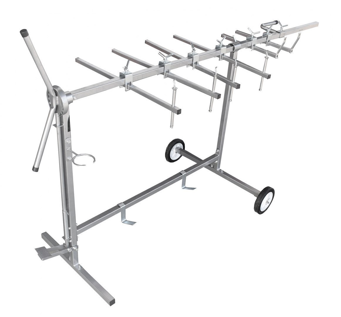 Stojak lakierniczy obrotowy uchwyt uniwersalny do lakierowania karoserii