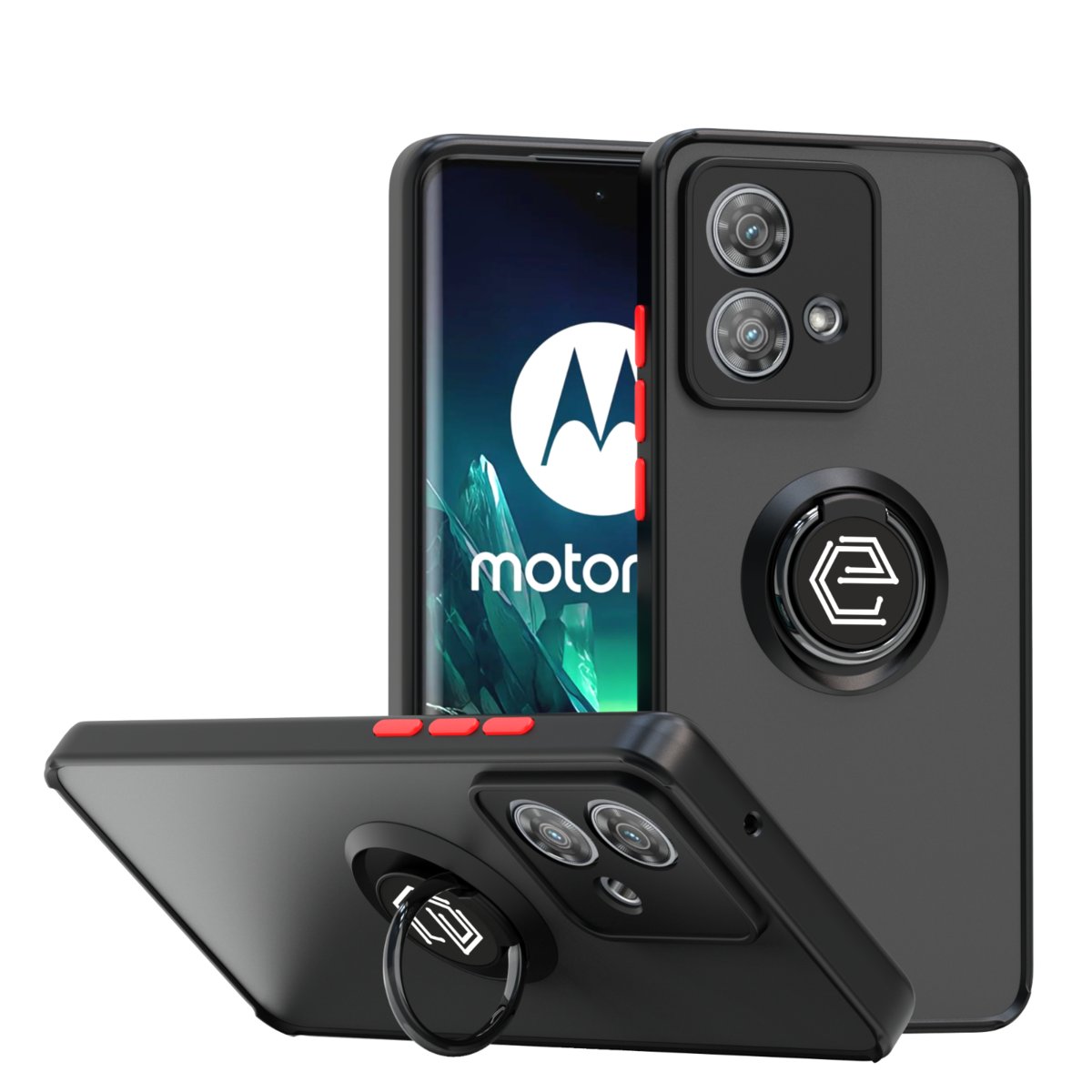 Etui Exoguard O-Ring - Motorola Edge 40 Neo - Pancerne Case Obudowa Futerał Ring