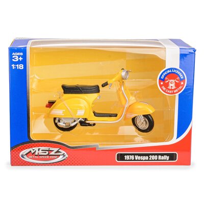 MSZ 1:18 1976 Vespa 200 Rally/żółty