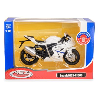 MSZ 1:18 SUZUKI GSX-R1000/biały