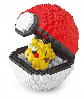 POKEBALL PIKACHU KLOCKI FIGURKA POKEMON GO BOX ZESTAW