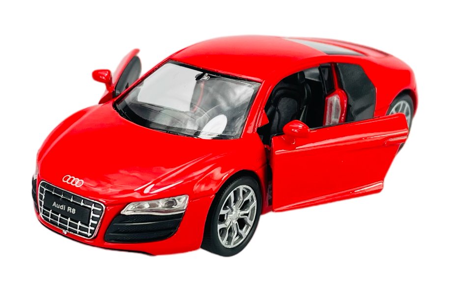 WELLY 2009 AUDI R8 COUPE V10 CZERWONY 1:34 SAMOCHÓD NOWY METALOWY MODEL