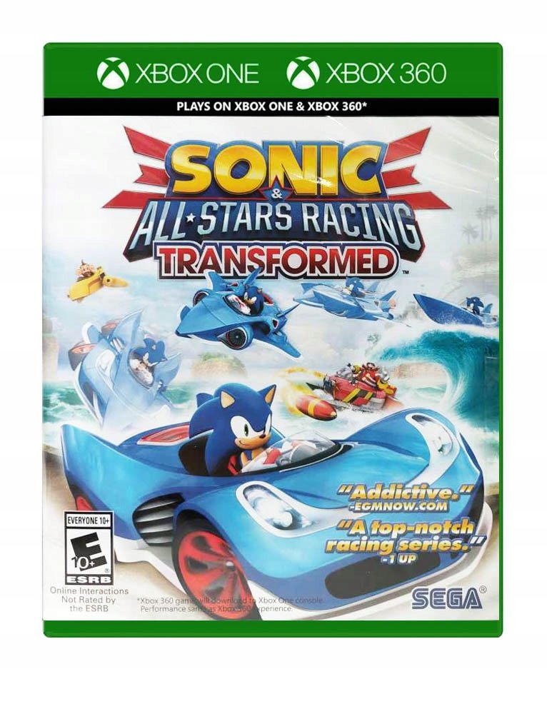 Gra Xbox One / Xbox 360 Sonic All Stars Racing Transformed