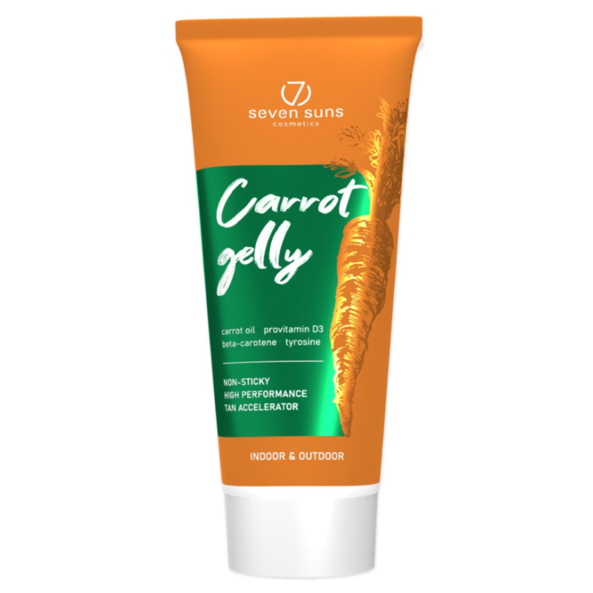 7suns Carrot Gelly, Przyspieszacz opalania, 200ml