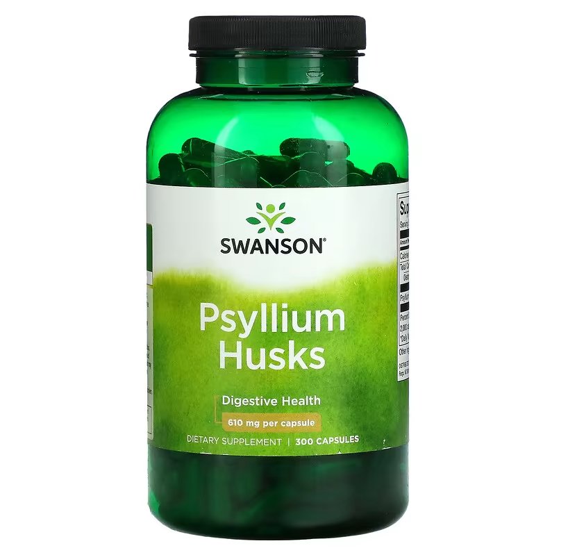 Swanson, Psyllium Husks, 300 kaps.