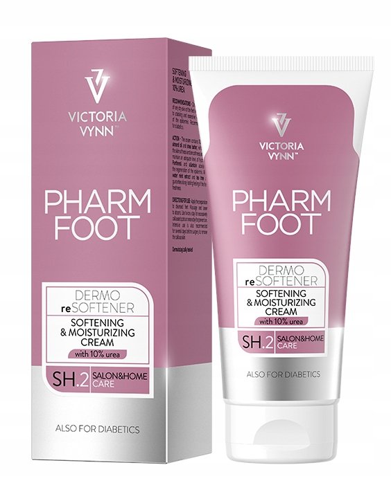 Victoria Vynn, Pharm Foot Dermo ReSoftener, Krem Zmiękczający i Nawilżający 10% Mocznika, 75ml