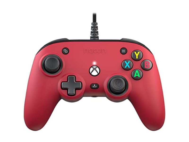 Nacon Xbox Series – Kontroler Pro Compact – Czerwony