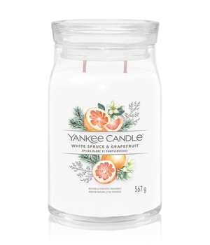 Yankee Candle White Spruce & Grapefruit Signature Jar Świeca zapachowa 567 g
