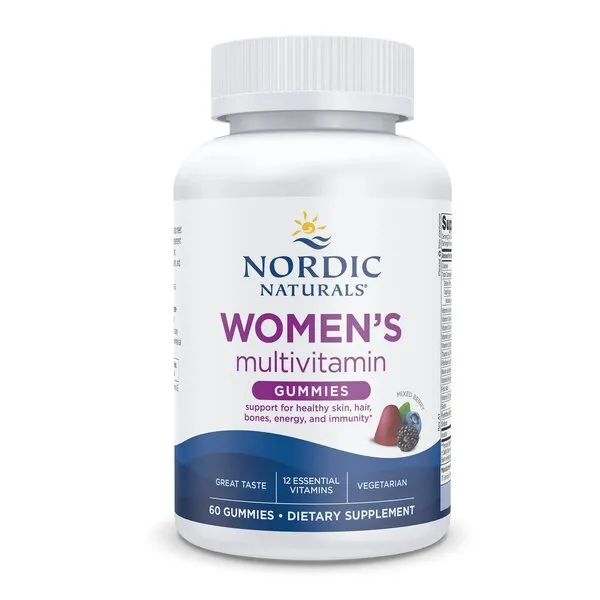 Nordic Naturals - Women's Multivitamin Gummies, Mixed Berry, 60 Żelków
