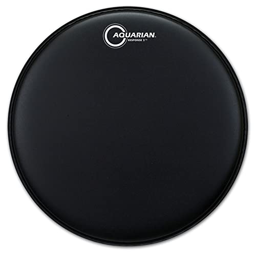 Aquarian Response 2 głowica bębna powlekana teksturą 20 cm, czarna