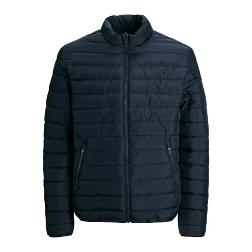 Jack and Jones Płaszcz marki Model Doudounes Noir Jwhwing Stand Collar Puffer Jacket Jnr