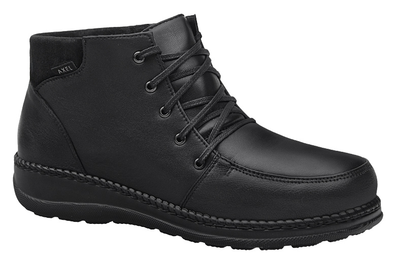 Botki AXEL Comfort 1789 H Czarne Stretch na zamek Kosela Medic 9726 na haluksy