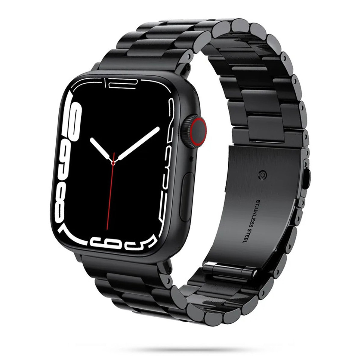 STALOWA BRANSOLETA APPLE WATCH 38/40/41MM CZARNA