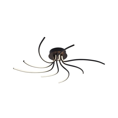 Diogo lampa sufitowa 8xLED/36W czarna 2200012-BK