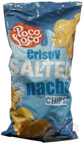 Tortilla chips natur.okrągł.Crispy Salted Nacho 450g/12 Poco Loco p