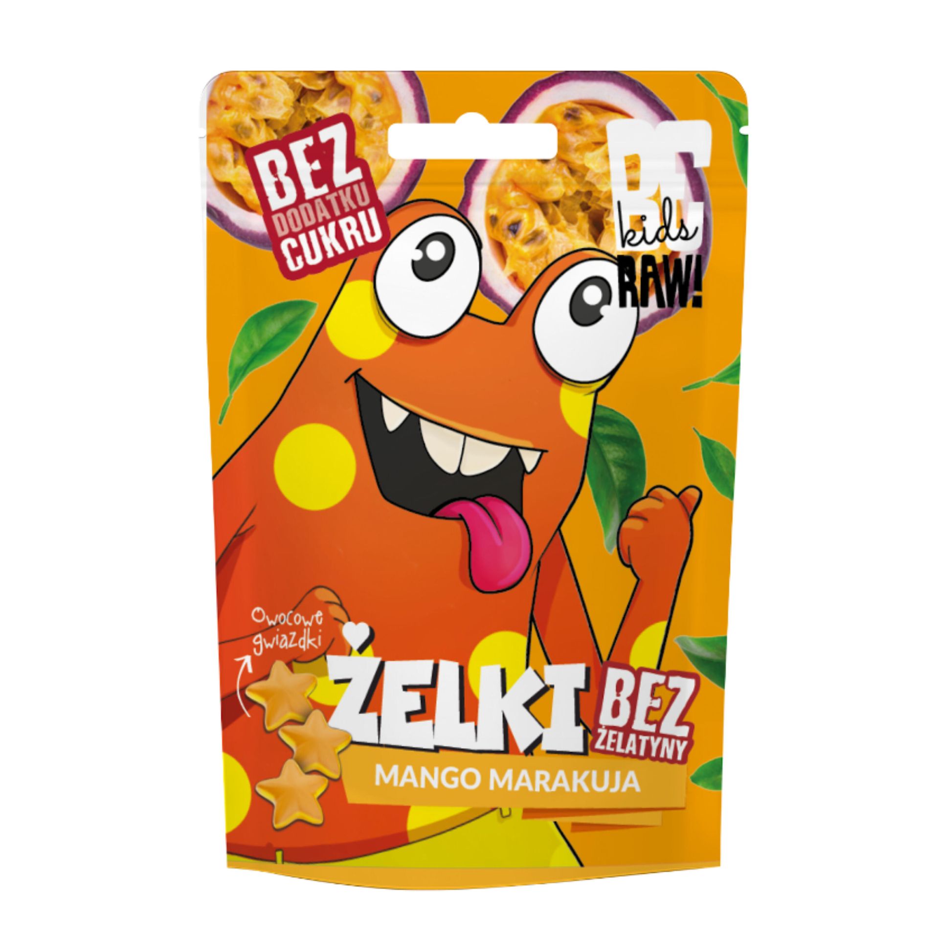 Żelki bez dodatku cukru Mango Jabłko 35 g Be Raw M00-3DD9-649B1