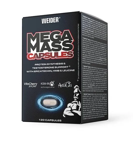 Weider - Mega Mass Capsules, 120 Kapsułek