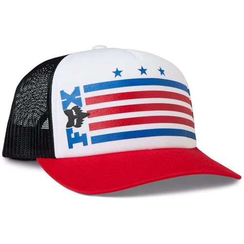 Czapka z daszkiem FOX UNITY SNAPBACK czerwony/biały OS