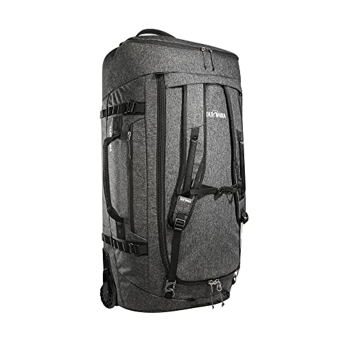 Tatonka Wózek Duffle Roller 105 l – składana torba podróżna z kółkami i funkcją plecaka – możliwość schowania we własnej kieszeni w pokrywie – pojemność 105 l, czarny, 105 Liter, Duży wózek bez ramy
