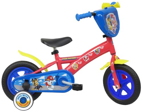 Paw Patrol Rower dziecięcy - chłopiec, czerwony, niebieski, żółty, 10 pollici