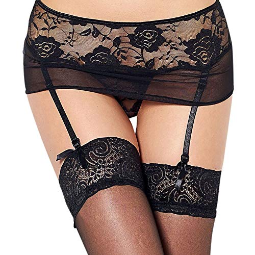 Queen Lingerie Stringi z haftem kwiatowym 100 g