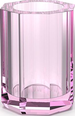 Kubek na szczoteczki do zębów Kristall różowy