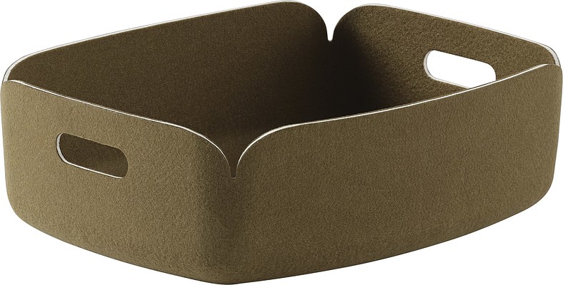 Kosz do przechowywania Restore niski khaki