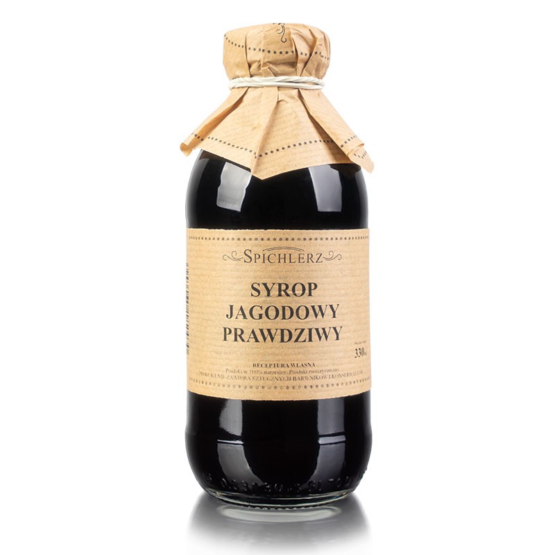 Syrop Jagodowy Spichlerz 330ml 100% Naturalny