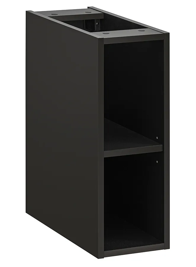 Czarny dolny regał łazienkowy W9-D82