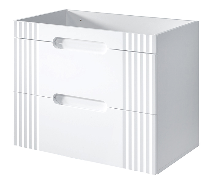 Biała szafka umywalkowa 80 cm R0-G61