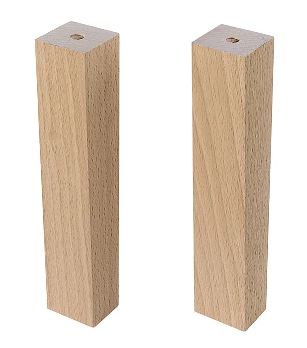 Drewniane nogi do szafek łazienkowych 2 szt. A6-N74