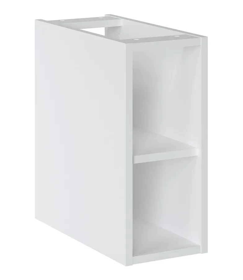 Biały ścienny regał łazienkowy dolny W8-R91