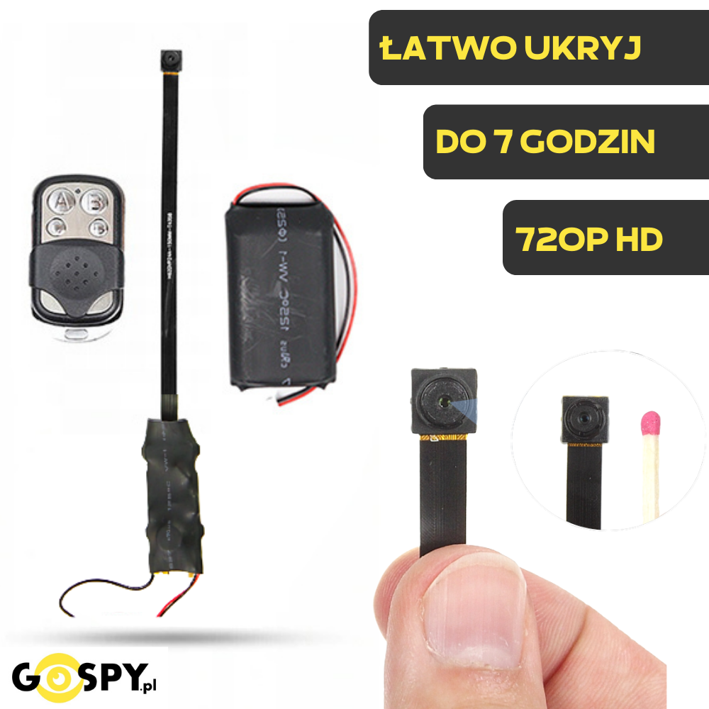 NX293 mini kamera do ukrycia na pilot HD (NX86)