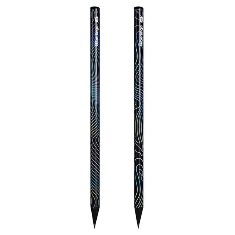 Ołówek Z Czarnego Drewna Hb, Okrągły 