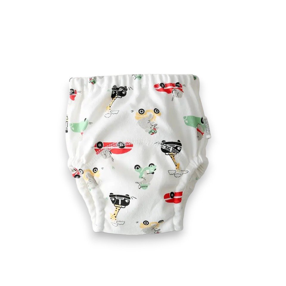 MAJTECZKI TRENINGOWE TRENERKI MAJTKI DO ODPIELUCHOWANIA BIELIZNA M 7-11kg