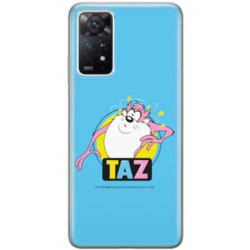 ERT GROUP etui na telefon Xiaomi REDMI NOTE 11 PRO 5G/ 11 PRO 4G, case oryginalny i oficjalnie licencjonowany przez Looney Tunes, wzór Tasmanian 007, optymalnie dopasowane, plecki z TPU