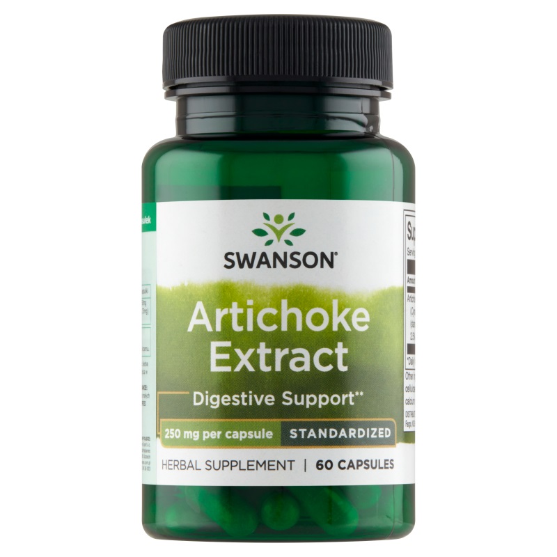 SWANSON Artichoke - Karczoch 250mg, 60kaps. 21SWAARTIC