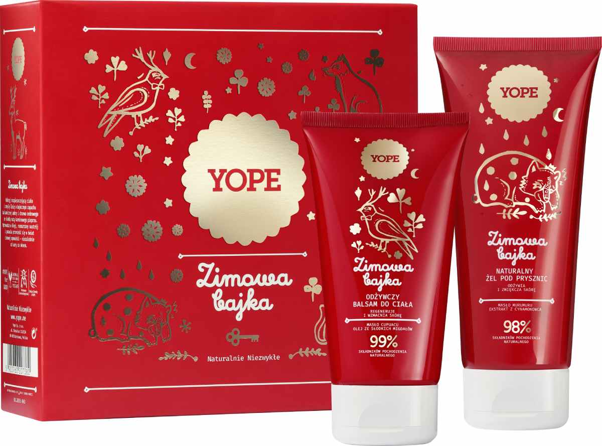 Yope Zimowa Bajka - Zestaw świąteczny (Żel pod prysznic 200ml + Balsam do ciała 150ml)
