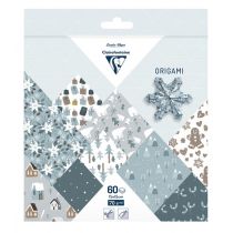 Papier do origami 15x15 cm -  60 arkuszy - Polar Christmas Clairefontaine