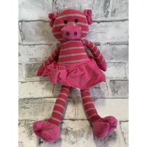 Maskotka Świnka W Sukience Chinchilla 35Cm