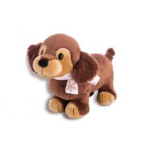 NICI 49317 Maskotka pluszowa Jamnik Skida z szalikiem 27cm stojąca GREEN