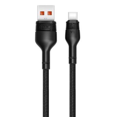 XO Kabel USB  XO Kabel NB55 typ-C czarny 5A 1m GSM094467