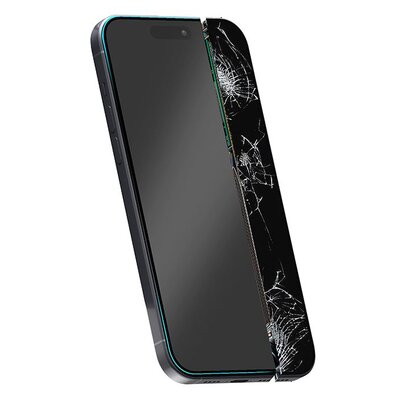 Crong Nano Glass - Niepękające szkło hybrydowe iPhone 15 Pro Max