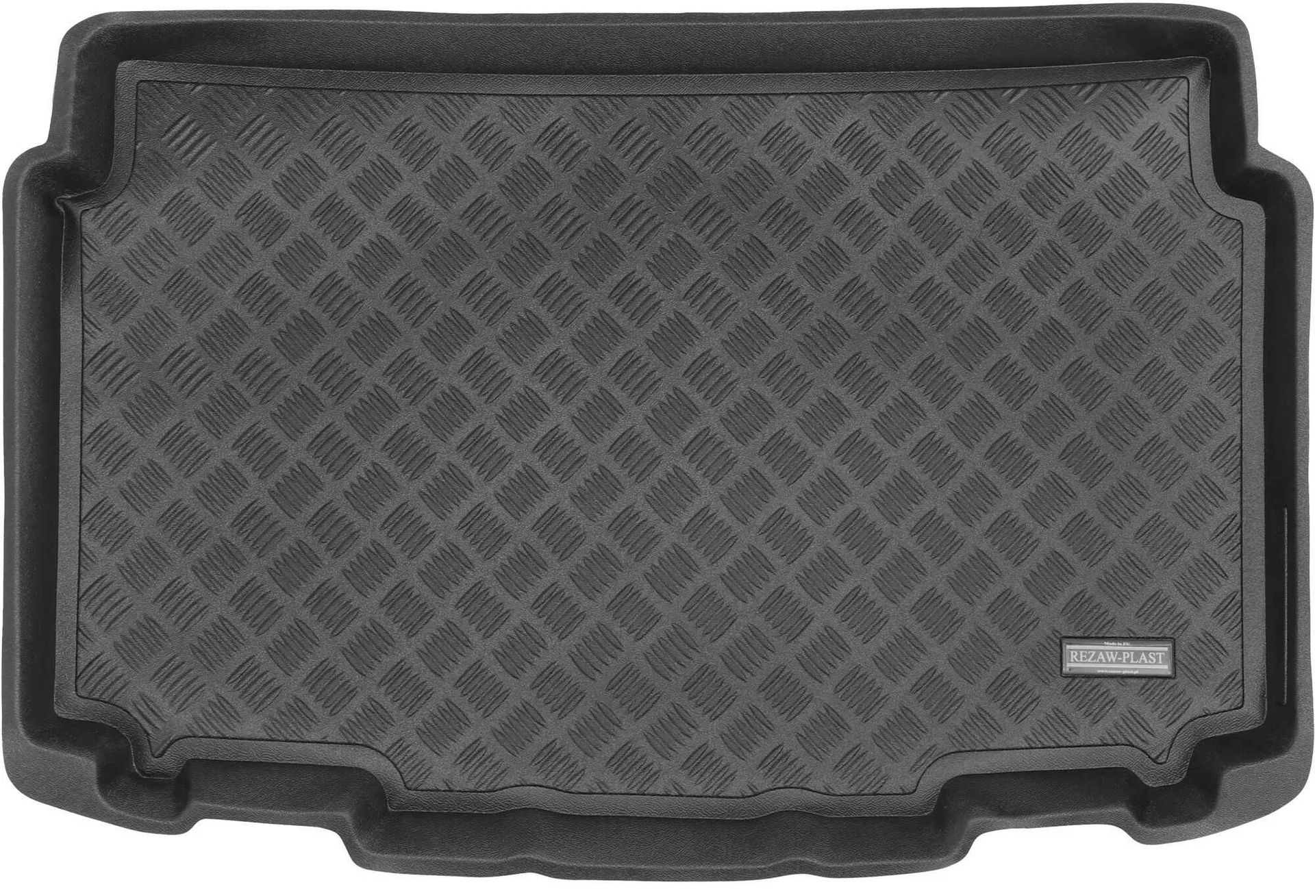 Mata bagażnika z powłoką antypoślizgową do Opel Mokka B od 2020 - wersja elektryczna - wersja z regulowaną podłogą bagażnika ustawienie górne